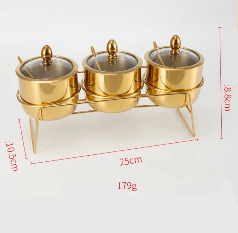 Porta Condimentos Gold | Henry