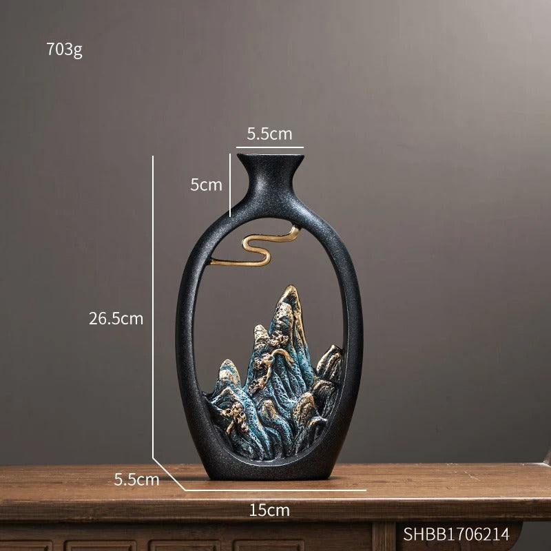 Vaso Decorativo em Resina | Henry