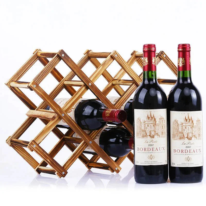 Adega Compacta de Madeira Empilhável para Vinhos | Henry