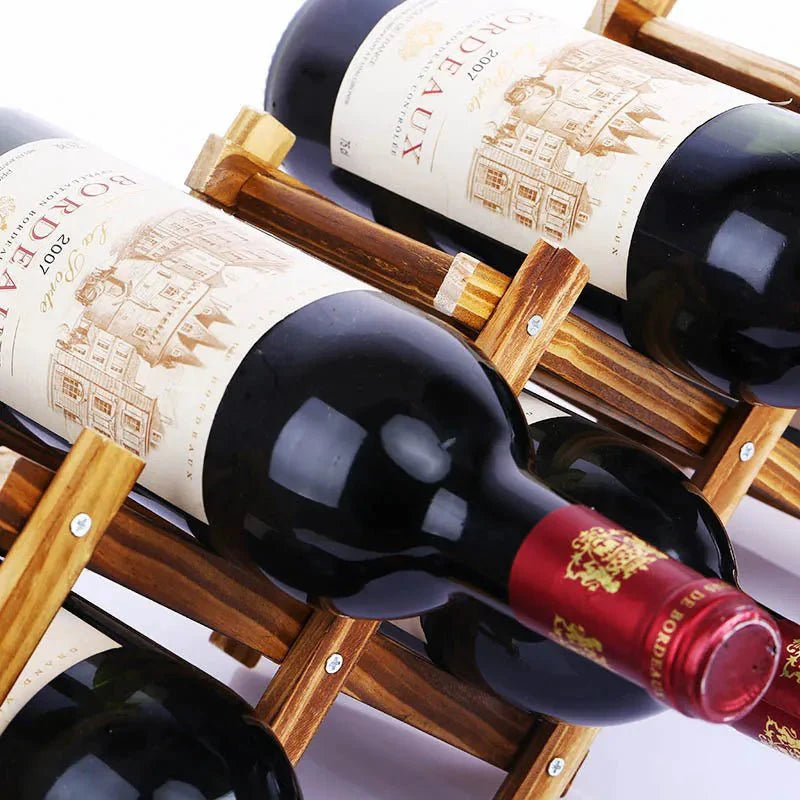 Adega Compacta de Madeira Empilhável para Vinhos | Henry