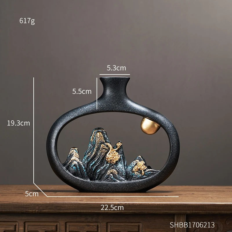 Vaso Decorativo em Resina | Henry