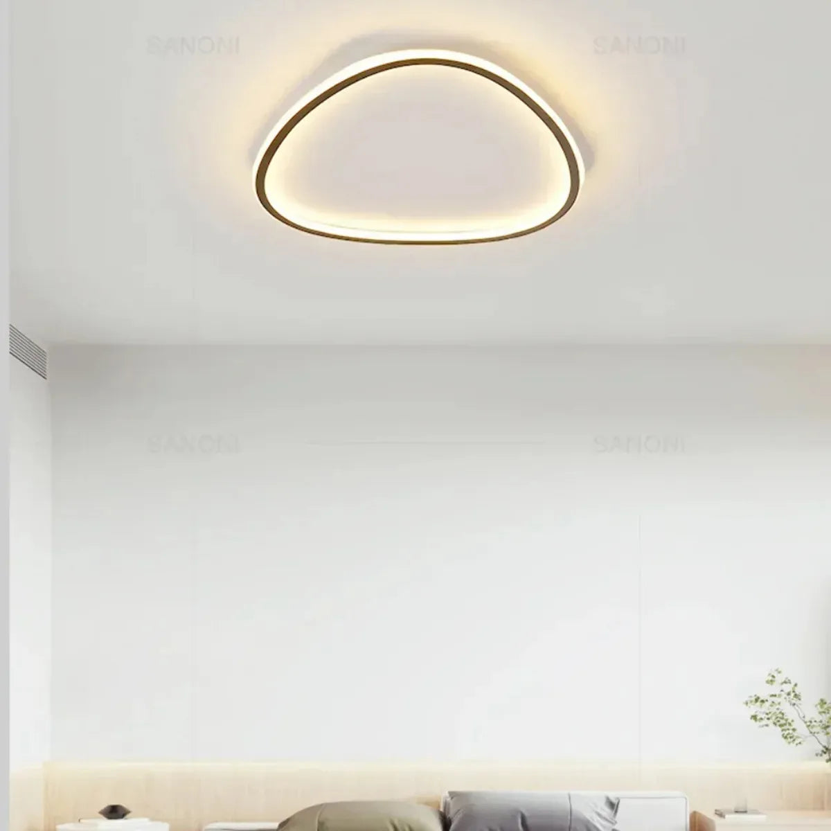 Lâmpada LED de Teto Triangular | Henry