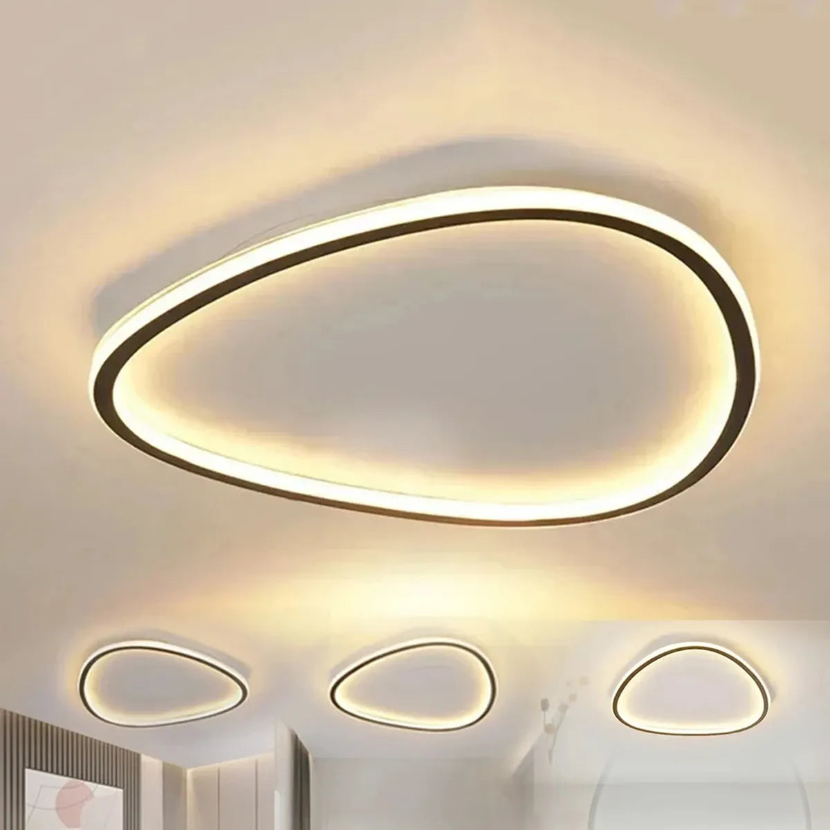 Lâmpada LED de Teto Triangular | Henry