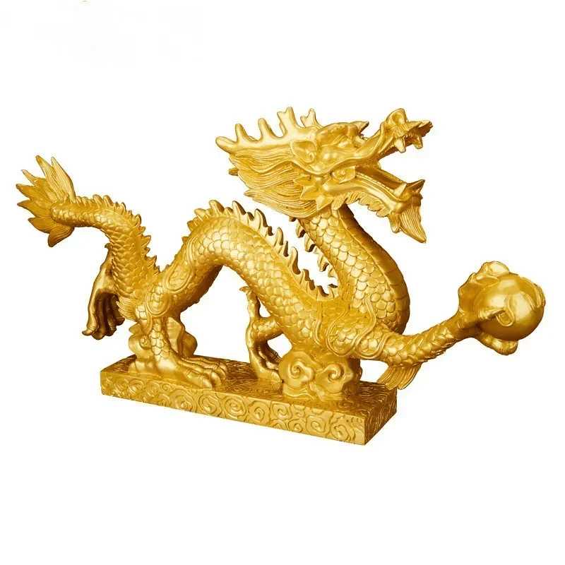 Dragão da Sorte em Resina – Decoração Criativa para Sala e Escritório | Henry