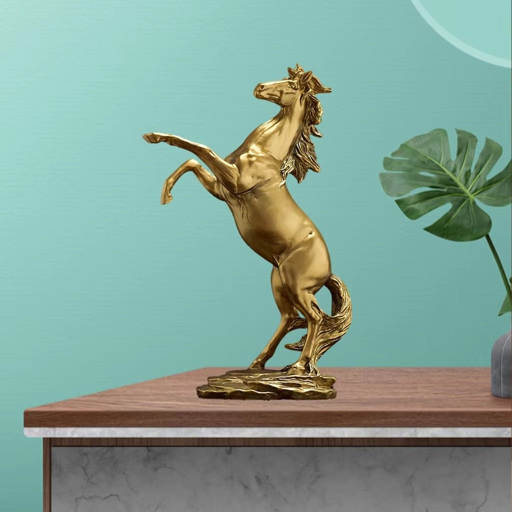 Escultura Cavalo Nobre Decorativa de Resina | Henry