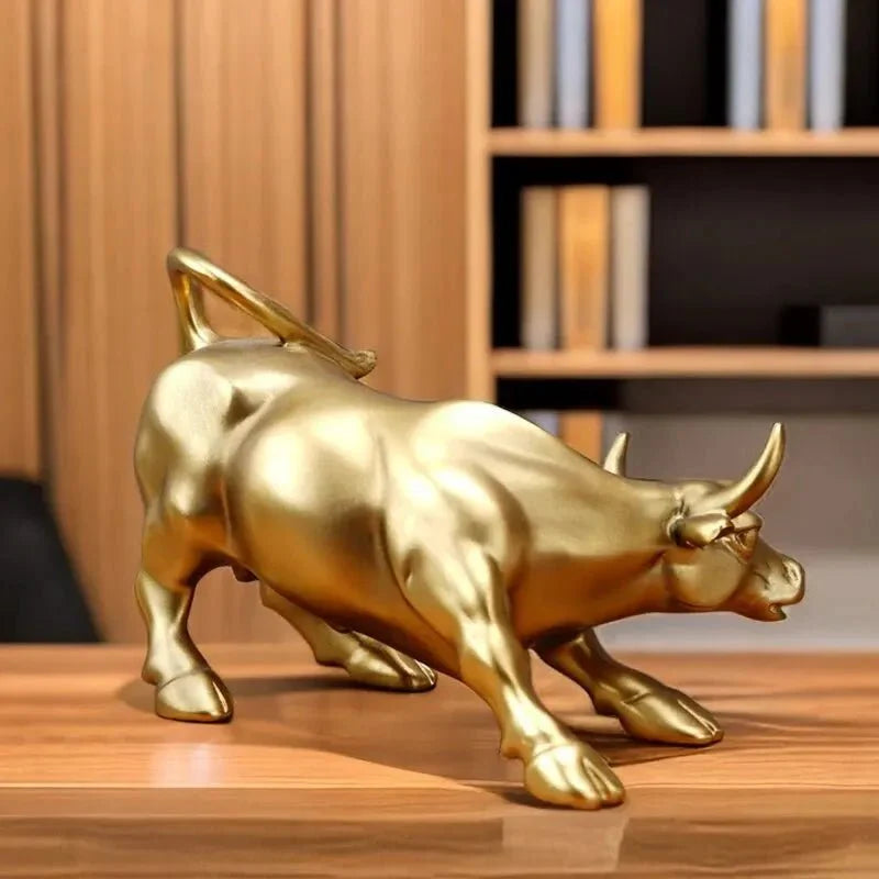 Estatueta Touro de Wall Street – Símbolo de Prosperidade e Sucesso | Henry