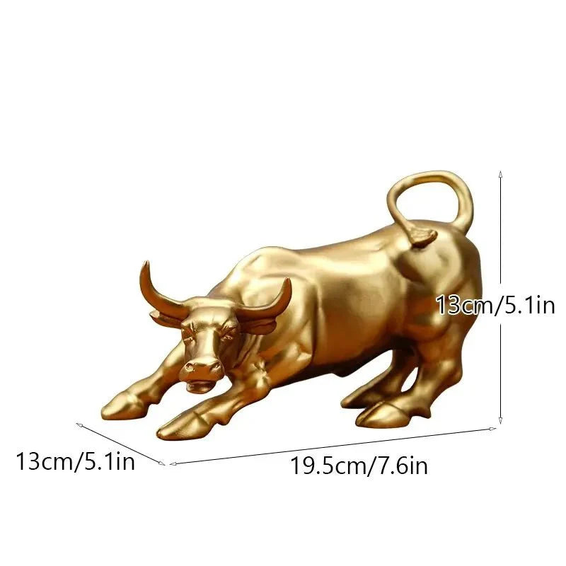 Estatueta Touro de Wall Street – Símbolo de Prosperidade e Sucesso | Henry