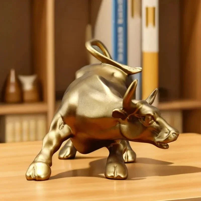 Estatueta Touro de Wall Street – Símbolo de Prosperidade e Sucesso | Henry