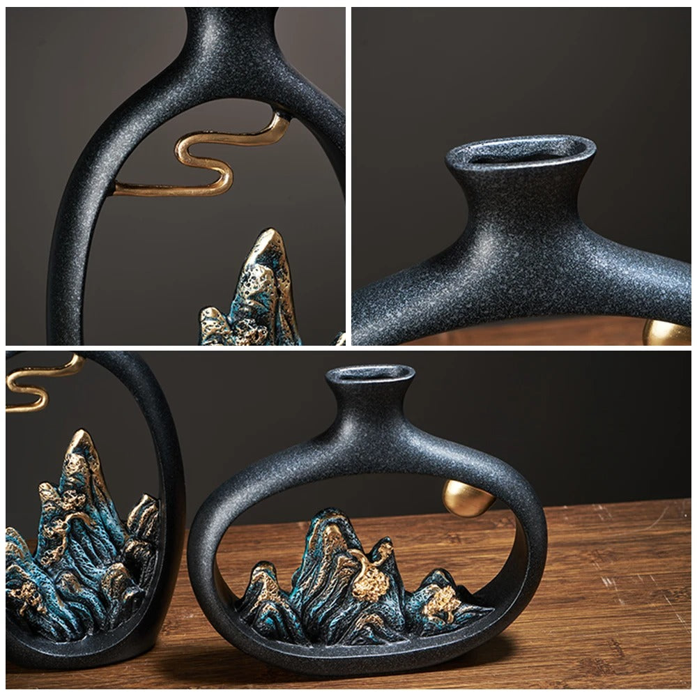 Vaso Decorativo em Resina | Henry