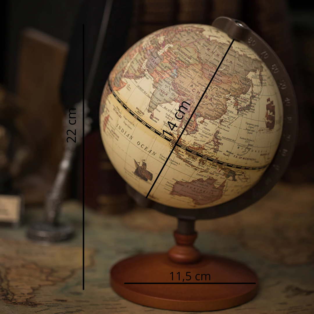 Globo Terrestre em Madeira | Henry