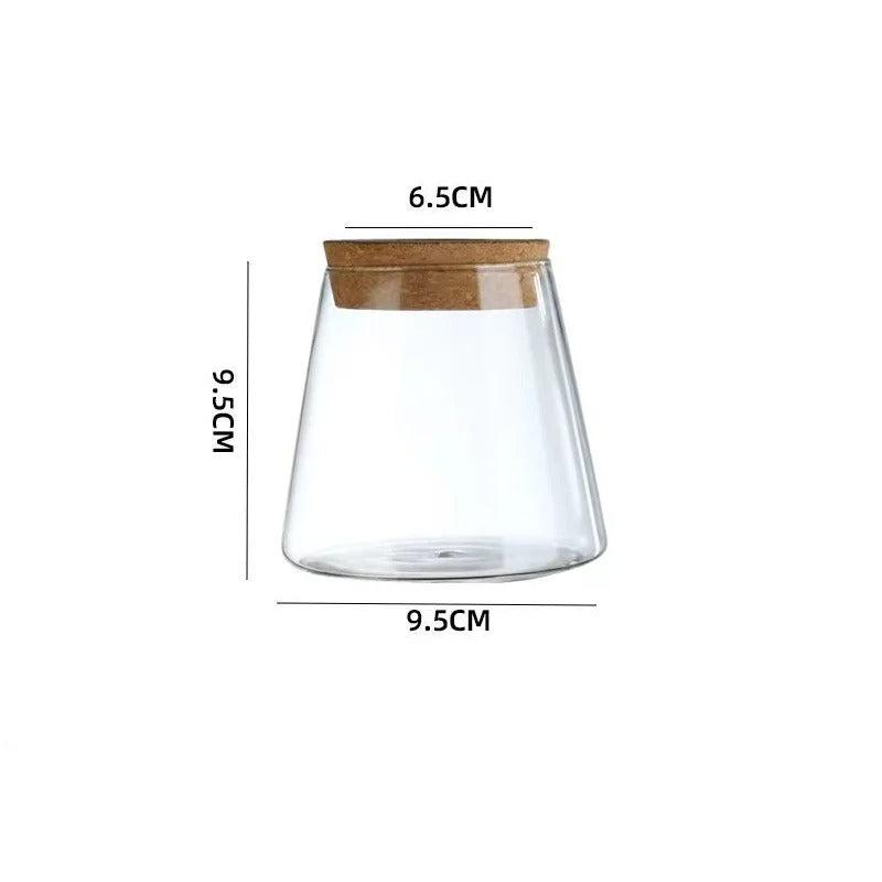 Vaso Decorativo de Vidro Hidropônico Vulcânico | Henry