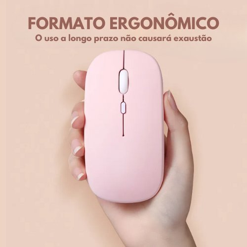 Mouse Bluetooth Sem Fio Portátil para Laptop, Tablet e Celular | Henry