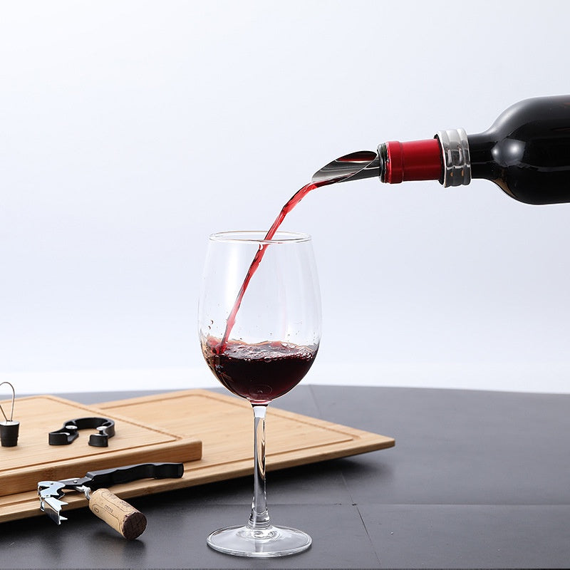 Kit 5 Peças Abridor de Vinho Saca Rolhas Anel Salva Gotas | Henry