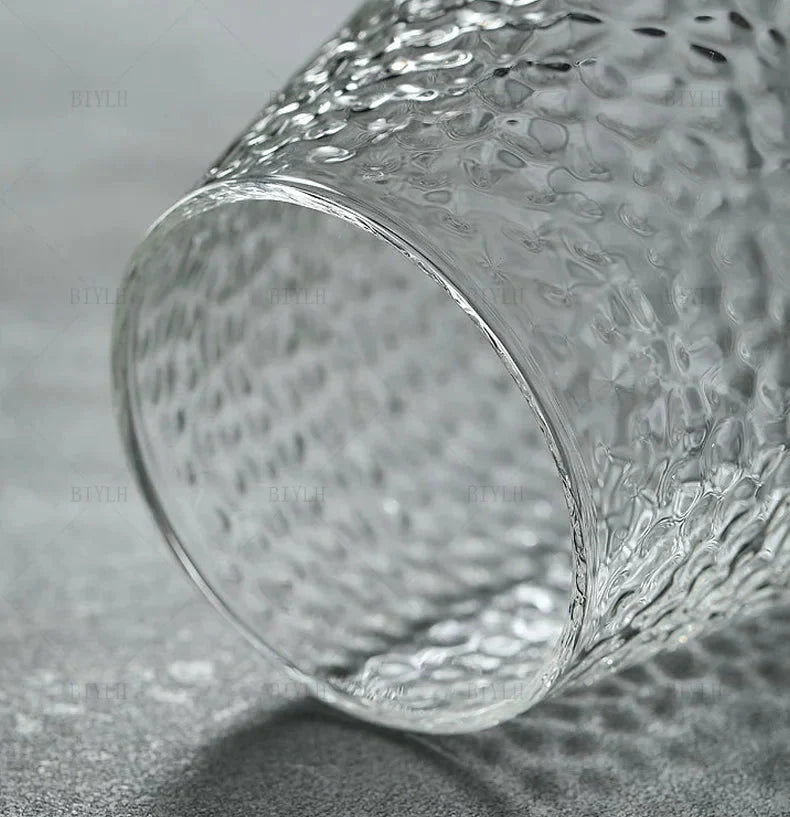 Vaso de Flores de Vidro Transparente - Estilo Vulcânico | Henry