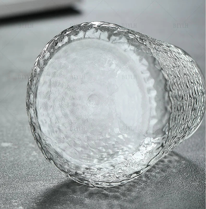 Vaso de Flores de Vidro Transparente - Estilo Vulcânico | Henry