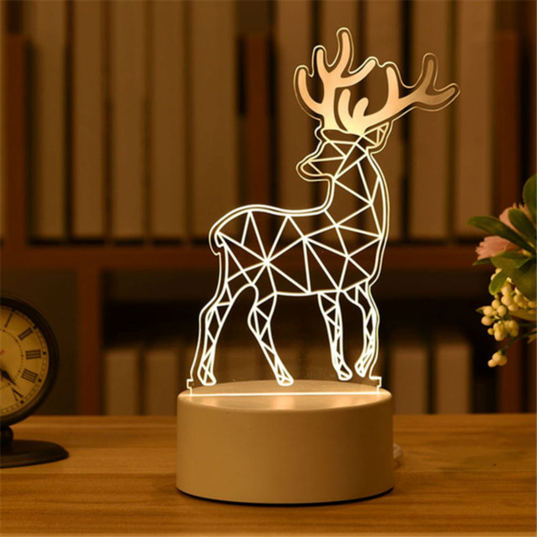 Luminária Premium Decoração para Natal com 4 Estilos Diferentes - LOJAS HENRY SHOP