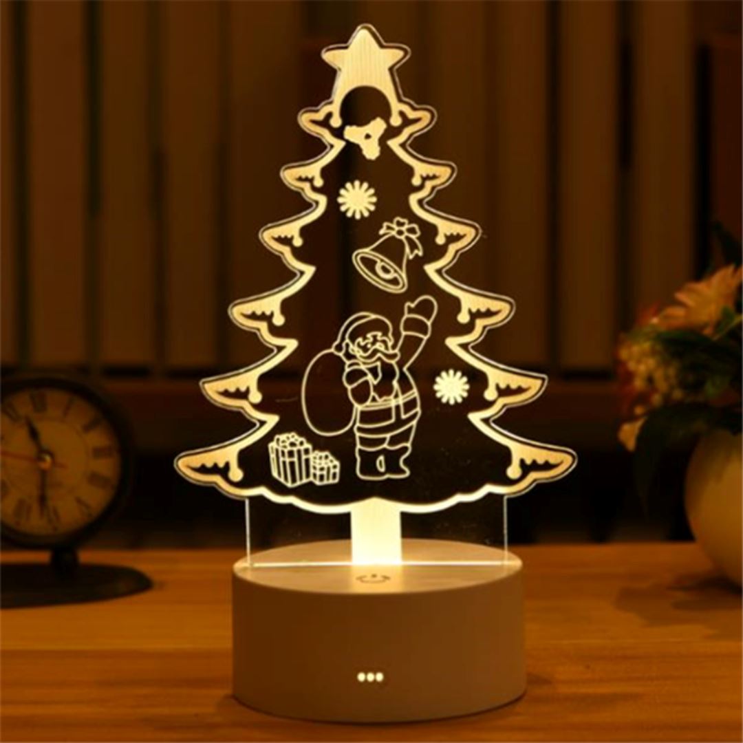 Luminária Premium Decoração para Natal com 4 Estilos Diferentes - LOJAS HENRY SHOP