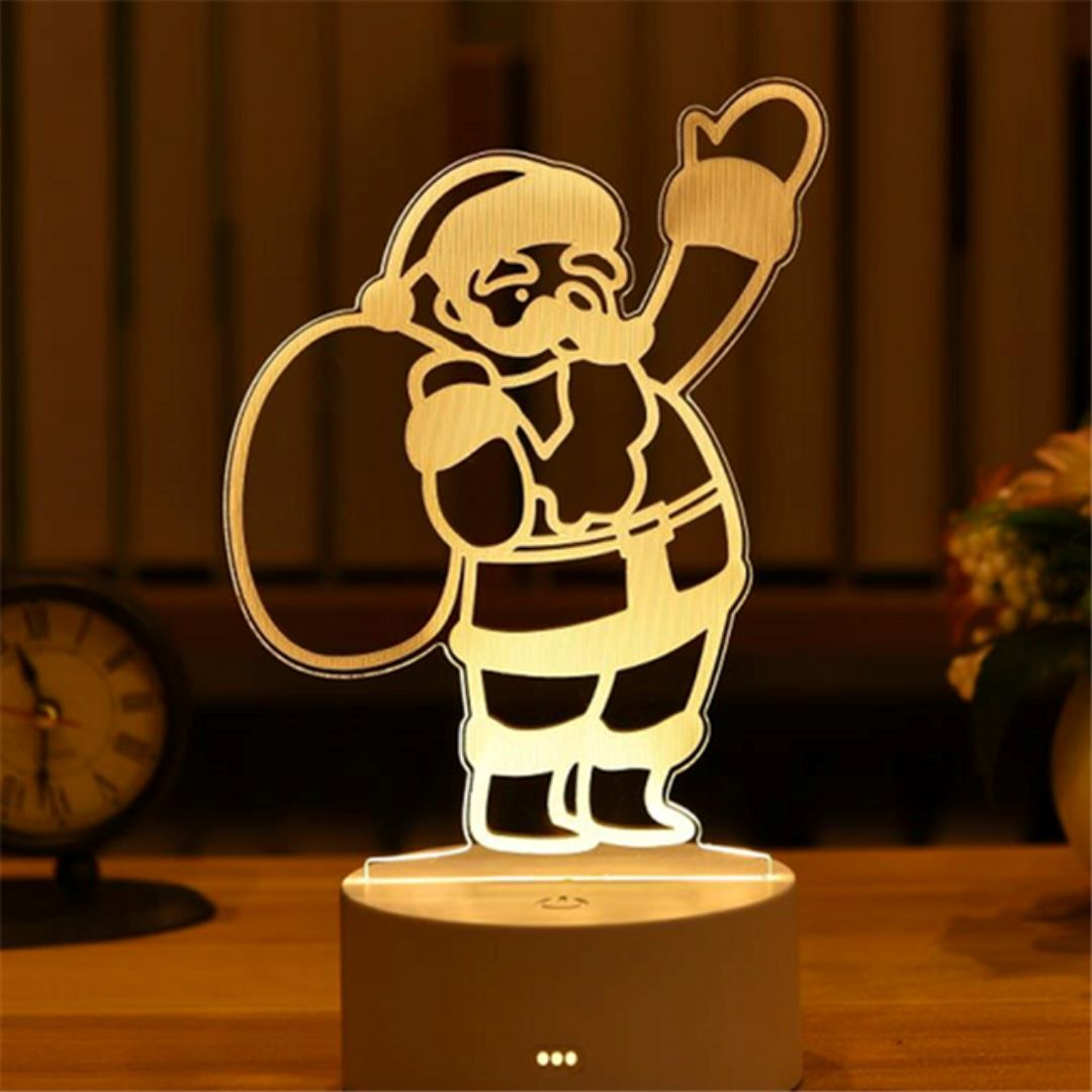 Luminária Premium Decoração para Natal com 4 Estilos Diferentes - LOJAS HENRY SHOP