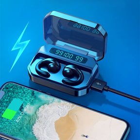 Fone TWS Condução Óssea com Redução de Ruído - LOJAS HENRY SHOP