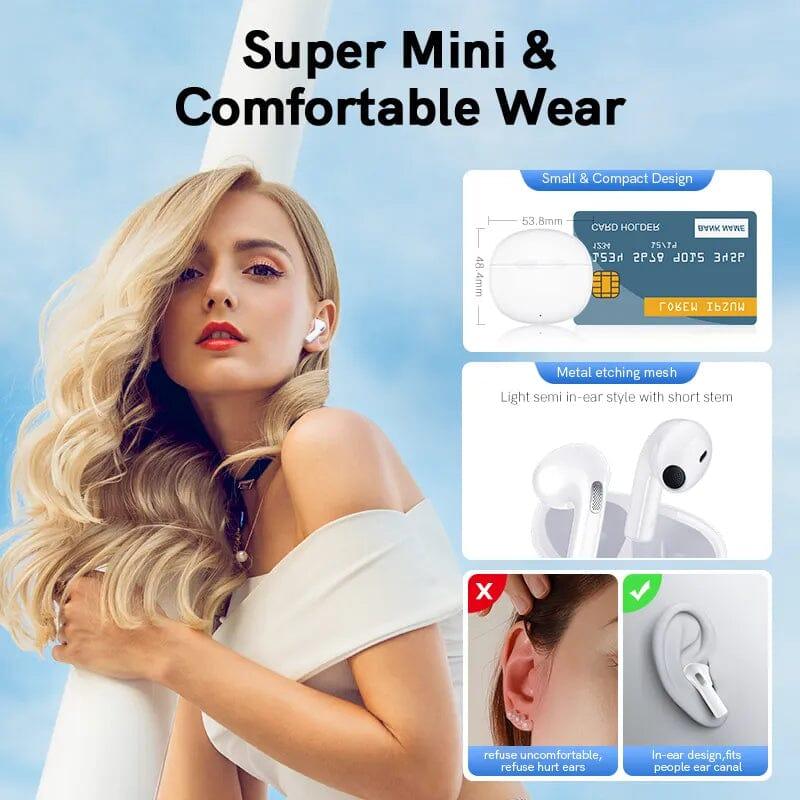 Mini Fone QCY T20 TWS com Bluetooth 5.3 - LOJAS HENRY SHOP