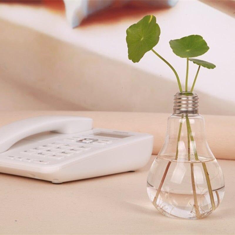 Vaso de Planta em Lâmpada Decorativo - LOJAS HENRY SHOP