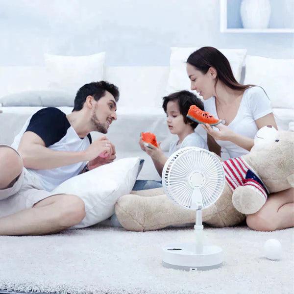Ventilador Portátil - Power Fresh Silencioso Inteligente Com Controle Remoto - LOJAS HENRY SHOP